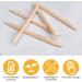400 Pcs Orange Wooden Cuticle Pusher Sticks | Multifunctional Double-End Tools for Manicure Pedicure - Buy Online on GoSupps.com