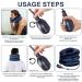 Baifulai Adjustable Neck Extension & Cervical Traction Device - Flocked PVC Neck Support Pillow for Stress Relief - Buy Online on GoSupps.com