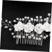 minkissy Accessories hair accessories bridal headpiece flower hair accessories hair accessories for bridal hair accessories bridal comb bridal headdress catwalk bride white issue Kids - Buy Online on GoSupps.com