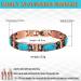 Yinox Women's Magnetic Therapy Copper Bracelet for Arthritis Relief | Stylish Turkish Turquoise | 3500 Gauss Wrist Pain Relief - Buy Online on GoSupps.com