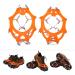 Anti Skid Snow Shoes Accessory Wearproof 12 Tooth Crampons Long Service Life for Skiing for Outdoor(M Code) - Buy Online on GoSupps.com