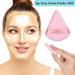 Powder Puff Triangle | Soft Makeup Puff Loose Powder Foundation Puff Multipurpose Powder Puff with Strap Makeup Tool Tmay Pink - Buy Online on GoSupps.com