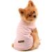PAIDEFUL Striped Summer Dog T-Shirt Vest | Breathable Cotton Tee for Small Dogs | Pink | Size XXL - Buy Online on GoSupps.com