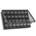 Large 7 Day Pill Organizer 4 Times A Day Weekly, Barhon One Week Daily Pill Box, Travel Pill Cases Portable for Pills Vitamin Fish Oil Supplements Black