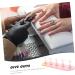 FRCOLOR 5 Sets Nail Practice Holders Nail Displays Nail Fake Nail Holder on Tiles Glue False Fingernails Nail Art Manicure Nail Frames for Nail Polish Oval Nail Stand - Buy Online on GoSupps.com