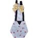 Washable Goose Clothes Diapers for Chickens & Ducks | Prevent Extravasation | Frenma Blue Flower (Size S) - Buy Online on GoSupps.com