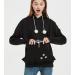 Erbacan Pet Carrier Hoodie-Cat Pouch Sweatshirt- Kangaroo Breathable Unisex Hoodie Medium Black - Buy Online on GoSupps.com