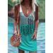 CHUNTIANRAN American Flag Mini Dress for Women - Summer V Neck July 4th Dress - Buy Online on GoSupps.com