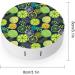 Summer Lemon Watermelon Contact Lens Case - Portable Round Storage Box with Mirror for Travel & Outdoor Use - Buy Online on GoSupps.com