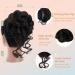 S-Noilite Dark Brown Tousled Updo Messy Bun Hair Piece | Curly Wavy Hair Chignon Scrunchie Ponytail Extension for Women - Buy Online on GoSupps.com