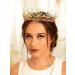IYOU Bridal Wedding Crown Gold Crystal Headband Tiara Bride Bridesmaid Hair Accessories for Women - Buy Online on GoSupps.com