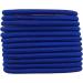 12 PCS 3mm Elastic Hair Bands - No Metal Ponytail Holders in Royal Blue for Women, Men, Girls, Kids - Buy Online on GoSupps.com