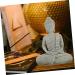 LIFKICH Imitation Stone Buddha Statue Buddhism Statue Buddha Ornaments Miniature Buddha Sitting Buddha Statue Buddha Zen Statue Office Decor Home Decor for Buddhist China Aquarium Resin Picture 2 12.00X8.30X6.00CM - Buy Online on GoSupps.com