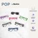 Shop Opulize Pop Double Pack Reading Glasses - Retro Round Black & Gray | Stylish +1.50 Diopters for Men & Women - Buy Online on GoSupps.com