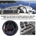 Universal Rowing Angle Display for Boats | Dioch 52mm Sensor 0-190 Ohm 9-32V with Background Lighting (Black Frame) - Buy Online on GoSupps.com