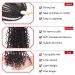 Xtrend 18 Inch Boho Box Braids Crochet Hair - 8 Packs Pre-Looped Synthetic Goddess Locs with Curly Ends | 1B# Hair Extensions for Messy Style - Buy Online on GoSupps.com
