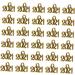 200 Pcs 2021 2021 Pendants Key Chain Accesorios Metal 2021 DIY Charms DIY Year Souvenir Pendant 1.3X1cmx2pcs Goldenx2pcs - Buy Online on GoSupps.com