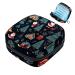 Muoooum Christmas patterns women's bandages storage bags menstrual pad bag portable menstrual cup bag with zipper for teenagers girls women women color 5 1 count (pack