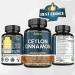 Ceylon Cinnamon 6in1 Supplement 6050mg with Apple Cider Vinegar, Turmeric, Ginger, Panax Ginseng - 120 Vegetarian Pills for Energy and Body Balance - Buy Online on GoSupps.com