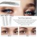 DKAF 3D Hair-Like Eyebrow Stickers - Waterproof & Natural Tattoo - 2 Pcs Brow Shaper Set - E16 - Buy Online on GoSupps.com