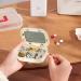 tongfeng Personal Pill Organizer - Travel Daily Portable Pill Holder Compact Daily Portable Travel Pill Dispenser Double Sealing Weekly Pill Dispenser Good Sealing Medication Organizer for Home Work 6 Grid Cream White - Buy Online on GoSupps.com