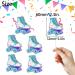 Colorful Roller Skate Theme Happy Birthday Cupcake Toppers 18-PC Set - Perfect for Roller Skate Themed Birthday Party Baby Shower Party or Rolling Theme Party Decorations for Boy or Girl-SugarGera - Buy Online on GoSupps.com