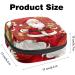 Menstruation Upholstered Bag for Women & Girls - Zip Sord Bag for Tampons | Merry Christmas Santa Claus Design - 1 Count - Buy Online on GoSupps.com