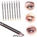BIUDECO Eyebrow Pen Pencil 8pcs for Makeup Women Professional with Tool Pencil Built-in Eyebrow Beauty in Girls A Sharpener 1 count (Pack of 1) Coffee - Buy Online on GoSupps.com