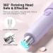 TOUCHBeauty 2024 Ear and Nose Hair Trimmer for Women - Powerful 11 000 RPM Rechargeable IPX7 Waterproof Easy Clean Facial Hair Groomer in Purple - Buy Online on GoSupps.com