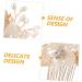Beavorty Gold Leaf Side Comb Women Hair Pin Decorative Hair Combs Hair Comb Clip Comb Clips for Hair Girl Headpieces for Wedding Hair Side Comb Leaf Hair Accessories Bridal Hair Clips - Buy Online on GoSupps.com