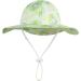 LANGZHEN Baby Girls Beach Sun Protection Hat | Adjustable Toddler Kids Wide Brim Play Hat | Chin Strap | Kiwi 6-12 Months - Buy Online on GoSupps.com
