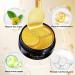 YiJiaBa 24k Gold Under Eye Mask - Collagen Eye Patches for Anti-Wrinkle & Anti Aging - 30 Pairs - Buy Online on GoSupps.com