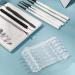 Generic 5 Grid Nail Art Brush Holder Nail Art Pen Rest Portable Brush Display Stand for Gel Brush Drawing Pens Makeup Brushes transparent - Buy Online on GoSupps.com