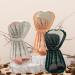 Shell Portable Travel Makeup Brush Set - 5 Mini Brushes & Mirror | Perfect for On-the-Go Beauty - Buy Online on GoSupps.com