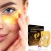 Golden Under Eye Patches for Puffy Eyes & Eye Bags & Wrinkles Under Eye Patches for Dark Circles Collagen for Eye Bags Under Eye Collagen Patches