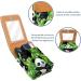 Travel Lipstick Organizer Case - Portable Makeup Bag with Mirror & Panda Bear Design | Perfect for International Shipping - Buy Online on GoSupps.com
