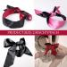 3PCS Satin Eye Mask Set - Adjustable Silk Sleep Masks for Travel & Napping (Black Red Pink) - Perfect for Women - Buy Online on GoSupps.com