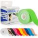 Proworks Kinesiology Tape | 5m Roll of Elastic Muscle Support Tape for Exercise Sports & Injury Recovery Green