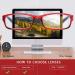 Kerecsen Women's Blue Light Blocking Reading Glasses - Stylish Pattern Eyewear (Mix Color -7 6.00) International Shipping Available - Buy Online on GoSupps.com