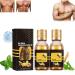 MenTherm Bee Venom Gynecomastia Heating Oil Mentherm Bee Venom Gel Gynecomastia Tightening Oil Strengthen Chest Muscles (2 Pcs)