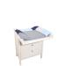 ULLENBOOM diaper cover cover 75x85 cm blue light blue gray (made in EU) - removable cover for diaper pad 85x75 baby cover for diaper pad made of cotton winding train for changing table