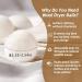 Wool Dryer Balls XL 6-Pack | Reusable Laundry Balls to Reduce Wrinkles & Speed Up Drying - Buy Online on GoSupps.com