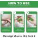 Portable Acupressure Clip Set (8 Pieces) - Effective Migraine & Tension Relief Device - Buy Online on GoSupps.com