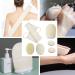 ENLAYER 6 Pack Natural Loofah Exfoliating Back Scrubber and Pad Set - Deep Cleaning Shower Sponge for Face and Body - Buy Online on GoSupps.com