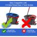 2 Pack Spin Mop Refill Replacement Heads for Ocedar EasyWring RinseClean Microfiber Spin Mop - Compatible with 2 Tank System - Spinning Mop Replacement - Buy Online on GoSupps.com