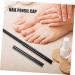 Housoutil 30 Pcs Nail Pen Cap Nail Art Decoration Nail Tool Nail Art Pen Nail Pen Sleeves Metal Nail Polish Blackx5pcs 8x0.8x0.8cmx5pcs - Buy Online on GoSupps.com