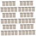 FOMIYES 54 Sheets Waterproof Eyebrow Stickers Waterproof Stickers Makeup Brow Sticker Temporary Brow Tattoos