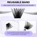 Soft Wispy D Curl 0.07mm Cluster Lashes 8-16mm Mix - DIY Individual Eyelash Extensions - Buy Online on GoSupps.com