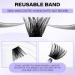Lash Clusters DIY Eyelash Extensions - C/D Curl 8-16mm Mixed Soft & Wispy Individual Lashes for Volume | Matte Black Cluster Lashes - Buy Online on GoSupps.com