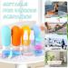 Silicone Travel Bottles Set - 100ml 17-Piece TSA Approved Leak-Proof Shampoo & Lotion Containers - BPA-Free Travel Accessories - Buy Online on GoSupps.com
